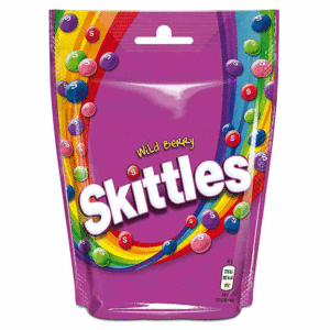 Драже Skittles Wild Berry со вкусом лесных ягод опт