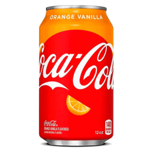 Газированный напиток Coca-Cola Orange Vanilla со вкусом апельсина и ванили опт