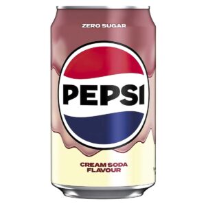 Газированный напиток Pepsi Cream soda zero sugar, без сахара опт