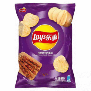 Картофельные чипсы Lay's со вкусом шашлыка из баранины и жареного тмина опт