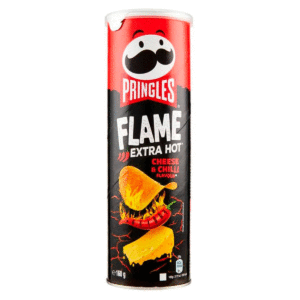 Картофельные чипсы Pringles Flame Extra Hot Cheese & Chili со вкусом сыра и острого перца чили опт