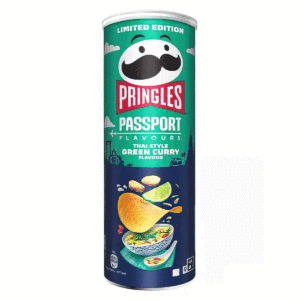 Картофельные чипсы Pringles Passport Thai Style Green Curry со вкусом зеленого карри в тайском стиле опт