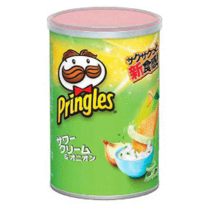Картофельные чипсы Pringles Sour Cream & Onion со вкусом сметаны и зелёного лука опт
