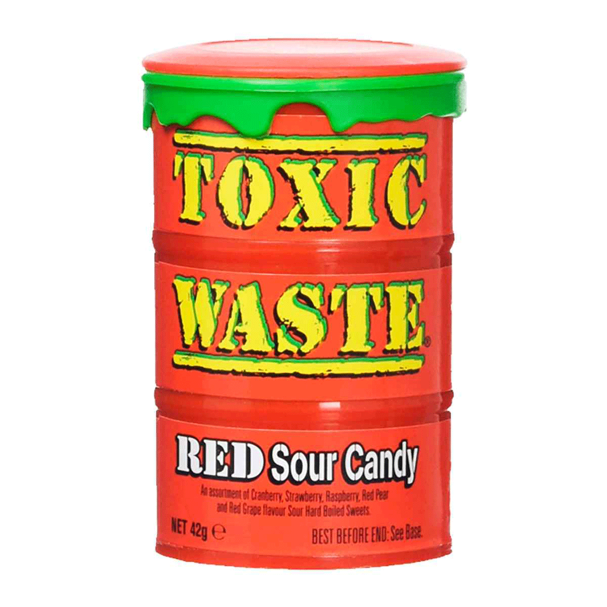 Кислые-леденцы-Toxic-Waste-Red-Sour-Candy-(красная-бочка) Кислые леденцы Toxic Waste Red Sour Candy (красная бочка) опт