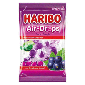 Леденцы Haribo Air-Drops Fresh Cassis освежающая черная смородина опт