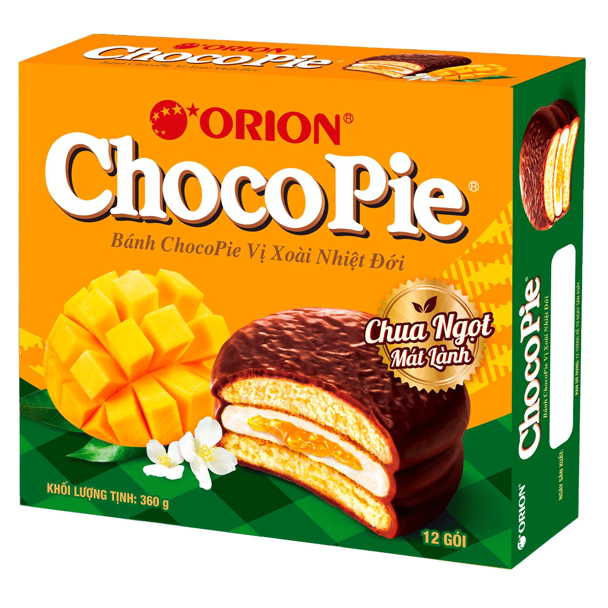 Печенье-Orion-Choco-Pie-Tropical-Mango-со-вкусом-манго Печенье Orion Choco Pie Tropical Mango со вкусом манго jgn