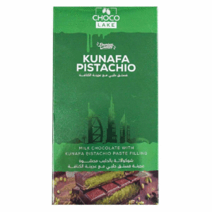 Шоколад ChocoLake Kunafa Pistachio молочный с начинкой из пасты Кунафа с фисташковым кремом опт