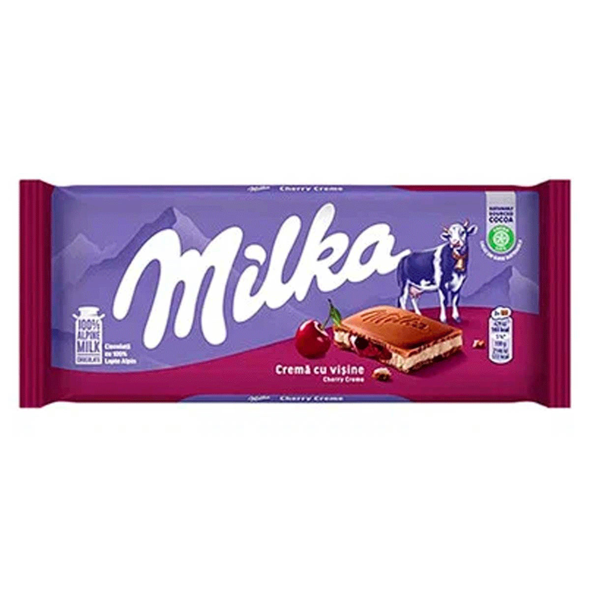 Шоколад-Milka-Cherry-Cream-с-вишнёвым-кремом Шоколад Milka Cherry Cream с вишнёвым кремом опт