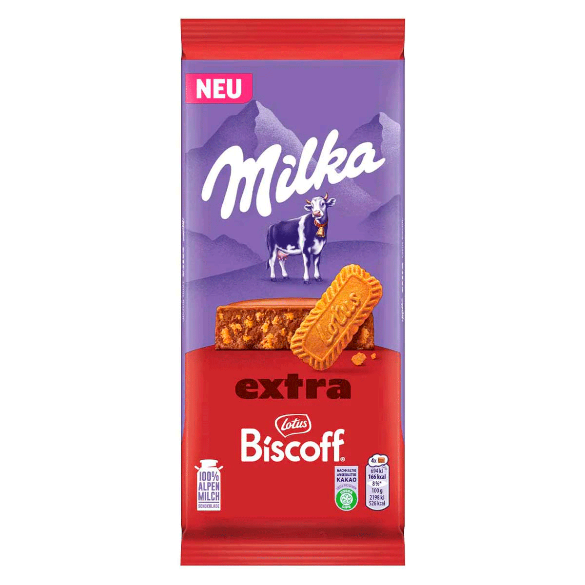 Шоколад-Milka-Extra-Lotus-Biscoff Шоколад Milka Extra Lotus Biscoff опт