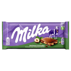 Шоколад Milka Hazelnuts с дроблёным фундуком опт