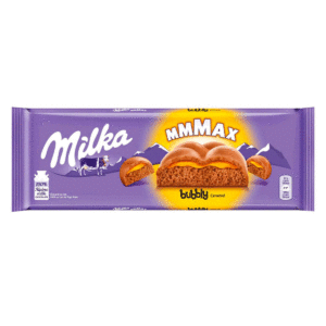 Шоколад Milka Mmmax Bubbly Caramel с карамелью опт