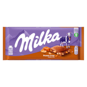Шоколад Milka Peanut Crispy Caramel с арахисом и хрустящей карамелью опт