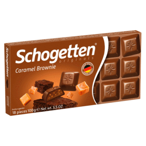 Шоколад Schogetten Caramel Brownie с карамелью опт