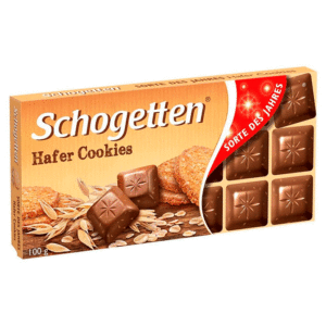 Шоколад Schogetten Oat Cookies с овсяным печеньем опт