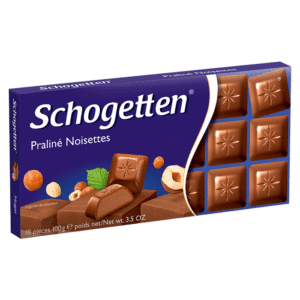 Шоколад Schogetten Praline Noisettes со вкусом фундука опт