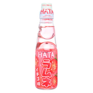 Газированный напиток Hatakosen Ramune Strawberry со вкусом клубники опт