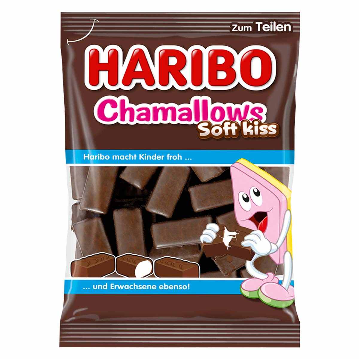 Зефирные конфеты Haribo Chamallows Soft-Kiss Зефирные конфеты Haribo Chamallows Soft-Kiss опт
