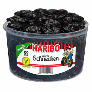 Жевательный мармелад Haribo Veggie Lakritz Schnecken лакричные улитки опт