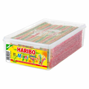 Жевательный мармелад Haribo Veggie Miami Sauer полоски с кислым вкусом Майами опт