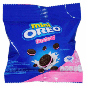 Печенье OREO Mini Strawberry с клубничным кремом опт