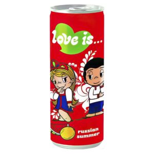Газированный напиток Love is Рашен Саммер со вкусом арбуза и дыни опт