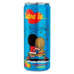 Газированный напиток Love Is со вкусом клубники и банана опт