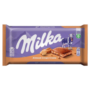 Шоколад Milka Almond Crispy Creme с миндалём и хрустящим кремом опт