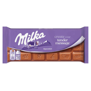 Шоколад Milka Alpine Milk Tender Message опт