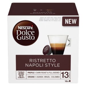 Кофе натуральный жареный молотый в капсулах Nescafe Dolce Gusto Ristretto Napoli